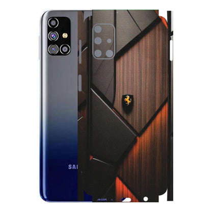Samsung M/F/Note/Flip and C Phone Skins (All Models) - Lambo Beauty Wood Pattern Sober - Matte Finish (M-51) Samsung Galaxy M31s