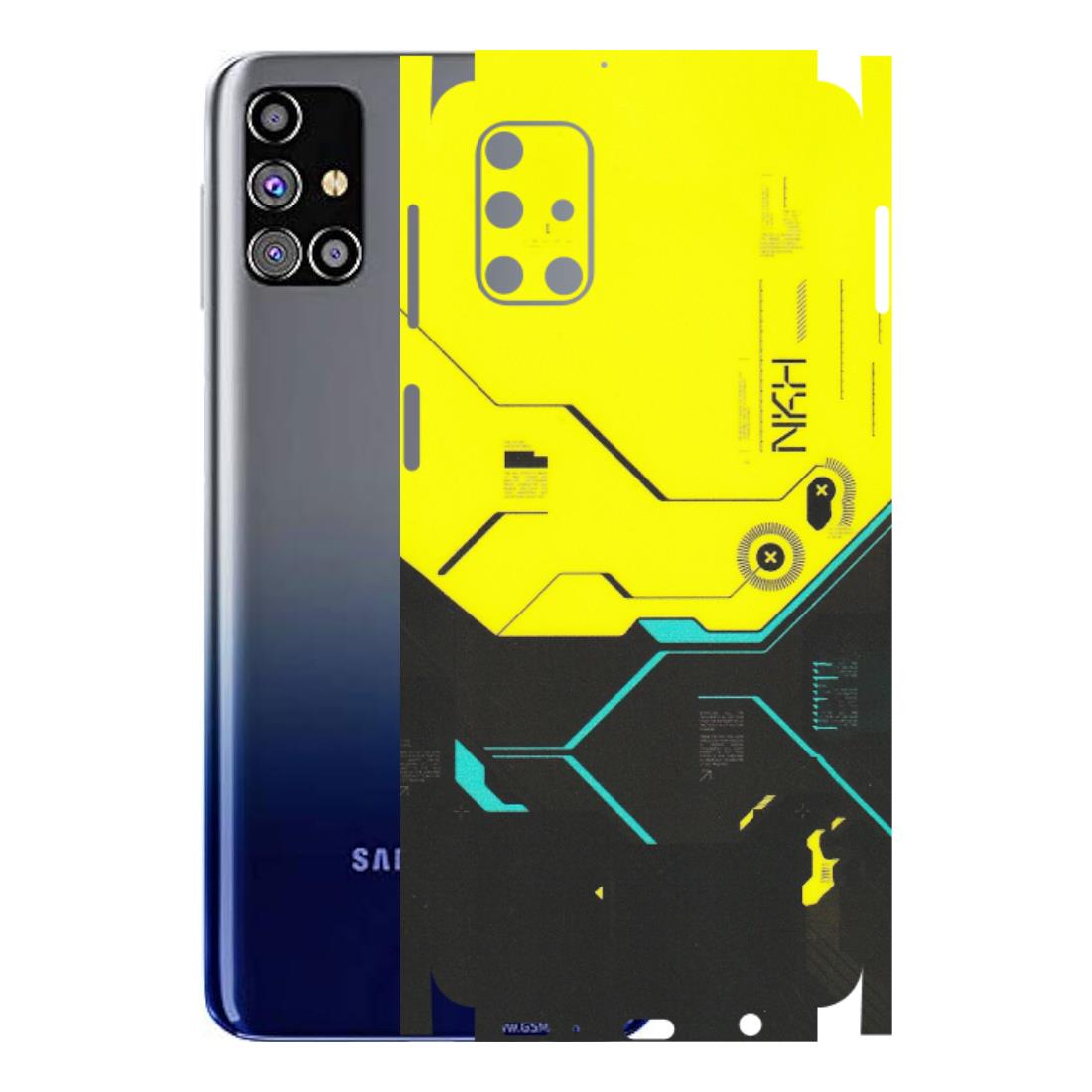 Samsung M/F/Note/Flip and C Phone Skins (All Models) - Black Yellow Technica - Matte Finish (M-53) Samsung Galaxy M31s