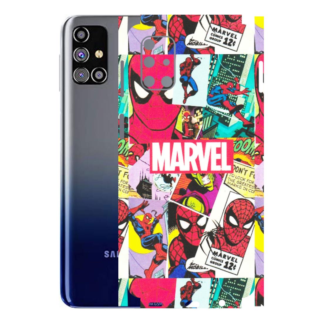 Samsung M/F/Note/Flip and C Phone Skins (All Models) - Marvel Comic Spiderman Grafitti - Matte Finish (M-72) Samsung Galaxy M31s