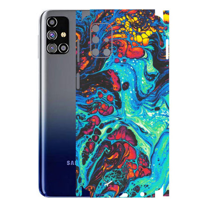 Samsung M/F/Note/Flip and C Phone Skins (All Models) - Majestic Galactic Marbel - Matte Finish (M-85) Samsung Galaxy M31s