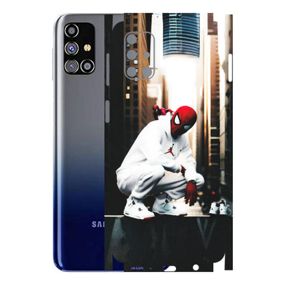 Samsung M/F/Note/Flip and C Phone Skins (All Models) - Sportsman Spider Man - Matte Finish (M-94) Samsung Galaxy M31s