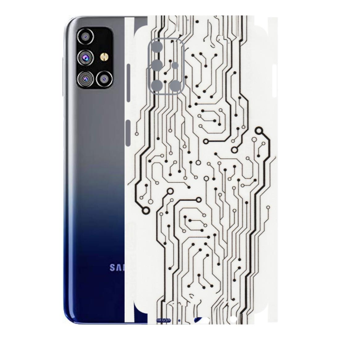 Samsung M/F/Note/Flip and C Phone Skins (All Models) - Tech Circuits - Transparent Finish (T-03) Samsung Galaxy M31s