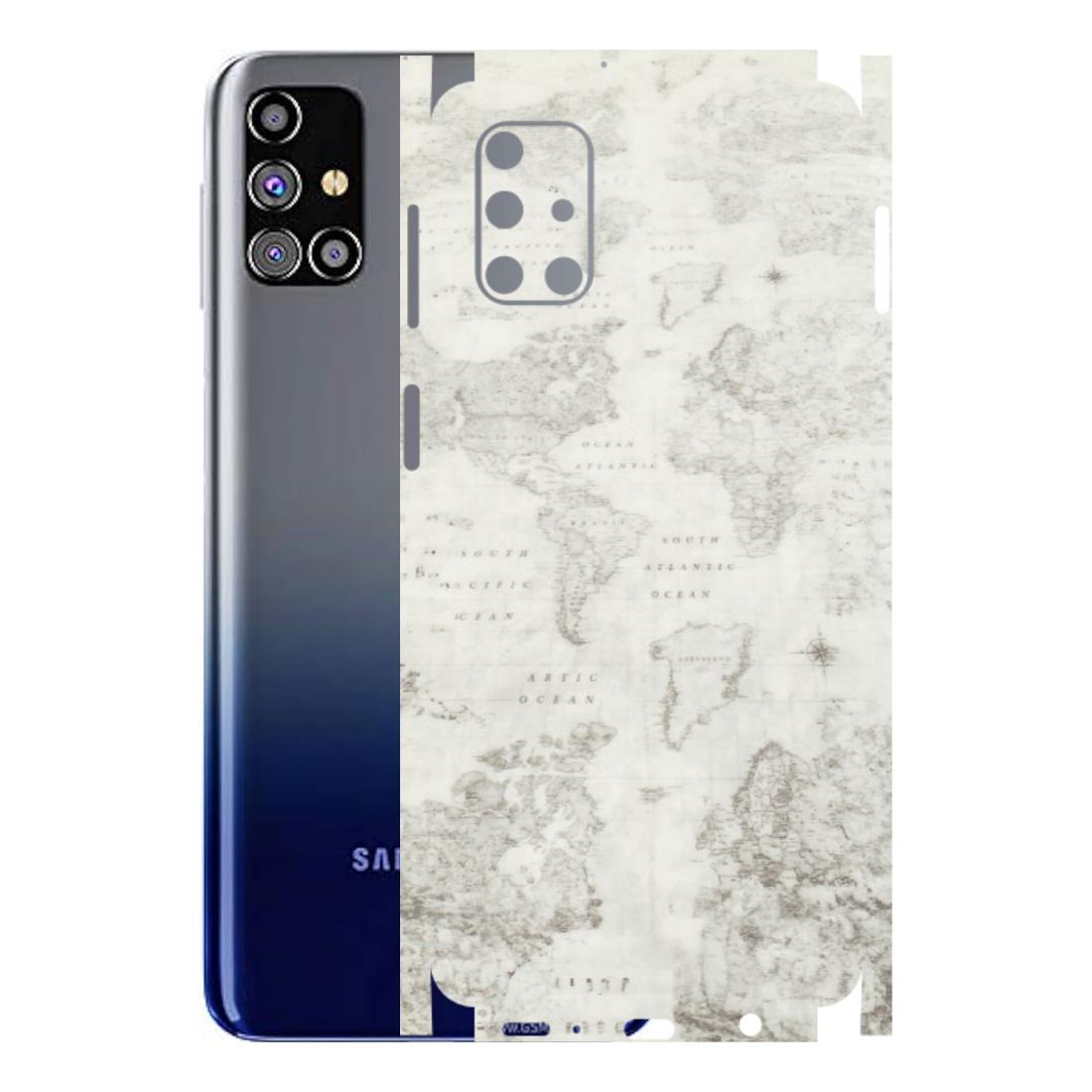 Samsung M/F/Note/Flip and C Phone Skins (All Models) - World Travel Map - Transparent Finish (T-04) Samsung Galaxy M31s