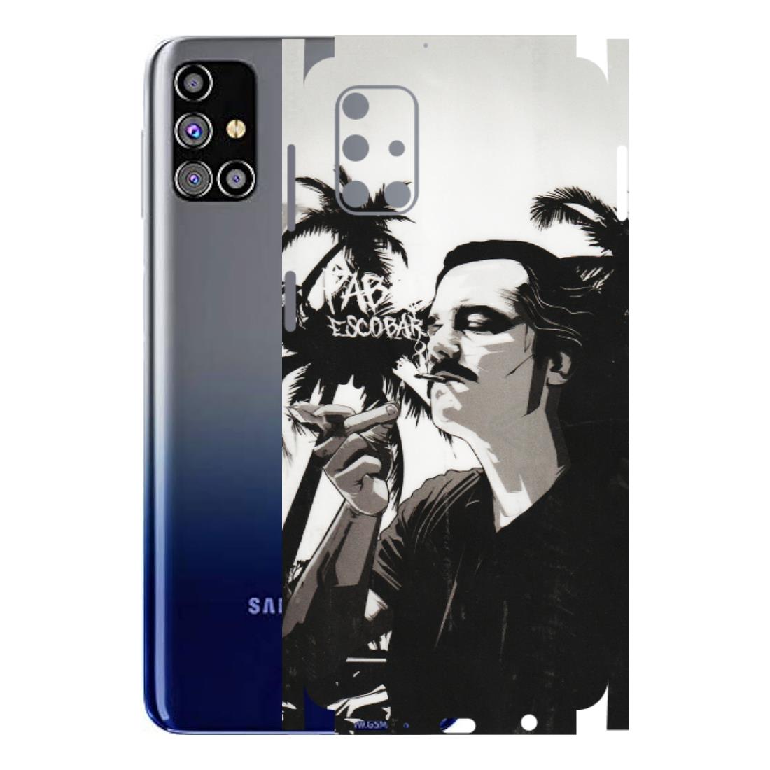 Samsung M/F/Note/Flip and C Phone Skins (All Models) - Pab Escobar - Transparent Finish (T-05) Samsung Galaxy M31s