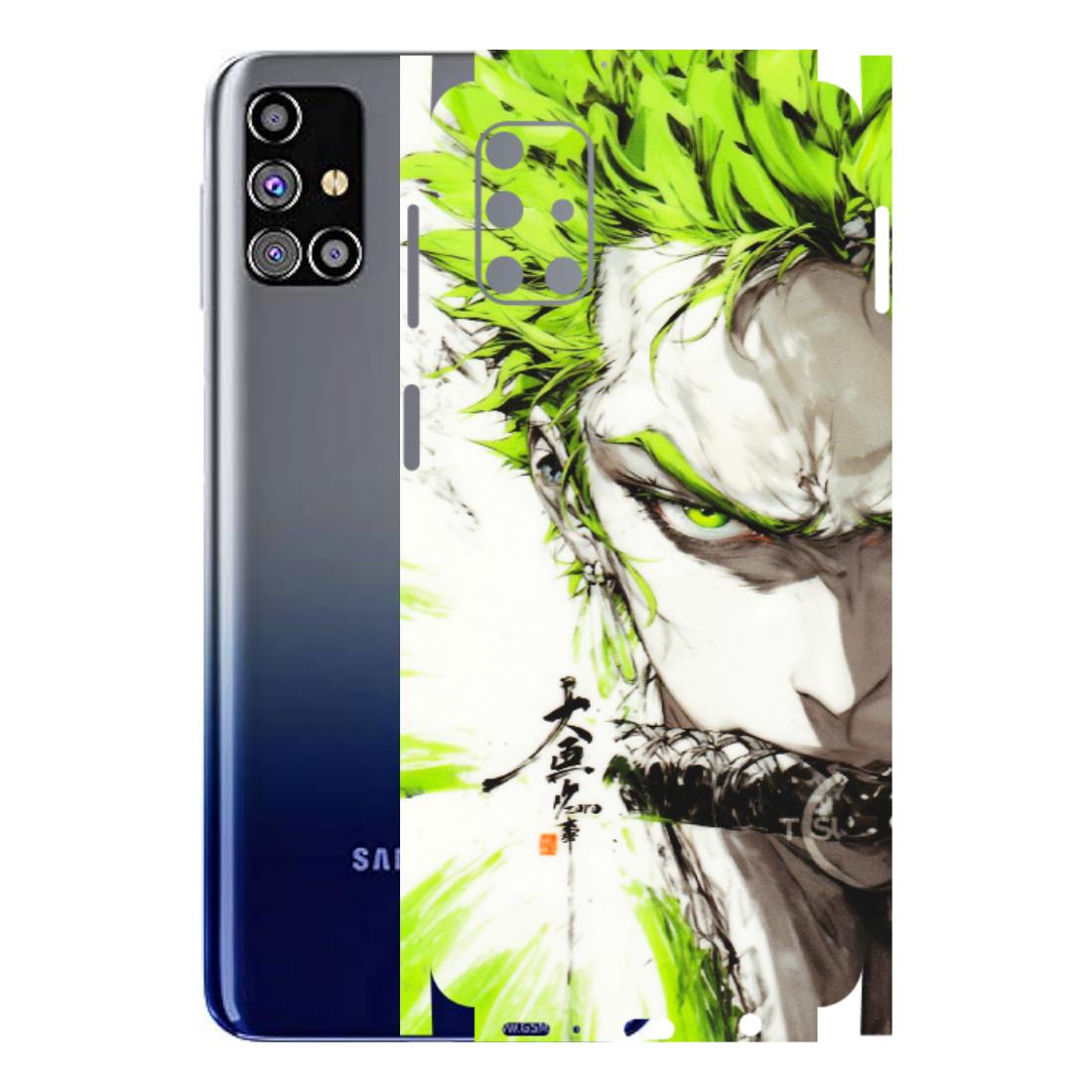 Samsung M/F/Note/Flip and C Phone Skins (All Models) - Roro Taku Anime - Transparent Finish (T-18) Samsung Galaxy M31s