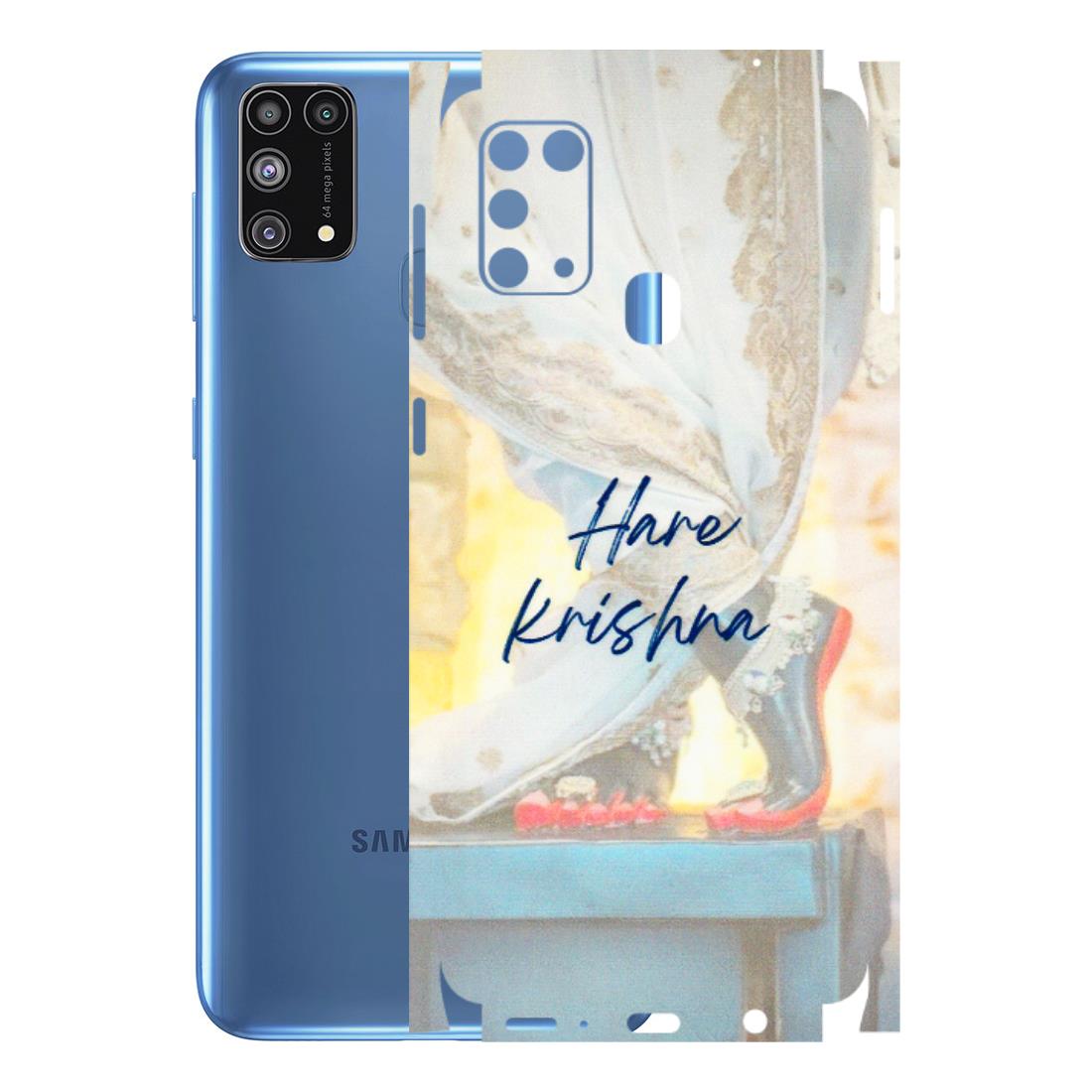 Samsung M/F/Note/Flip and C Phone Skins (All Models) - Hare Krishna - 3D Embossed Finish (L-03) Samsung Galaxy M31
