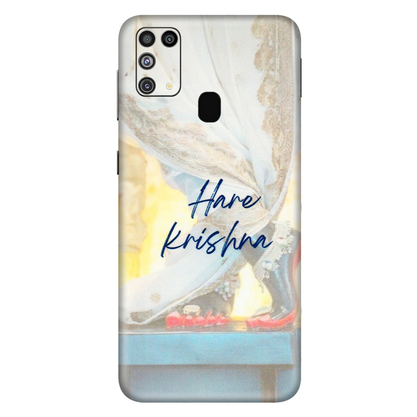 Samsung M/F/Note/Flip and C Phone Skins (All Models) - Hare Krishna - 3D Embossed Finish (L-03) Samsung Galaxy M31