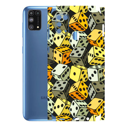 Samsung M/F/Note/Flip and C Phone Skins (All Models) - Dices Of Life - 3D Embossed Finish (L-04) Samsung Galaxy M31