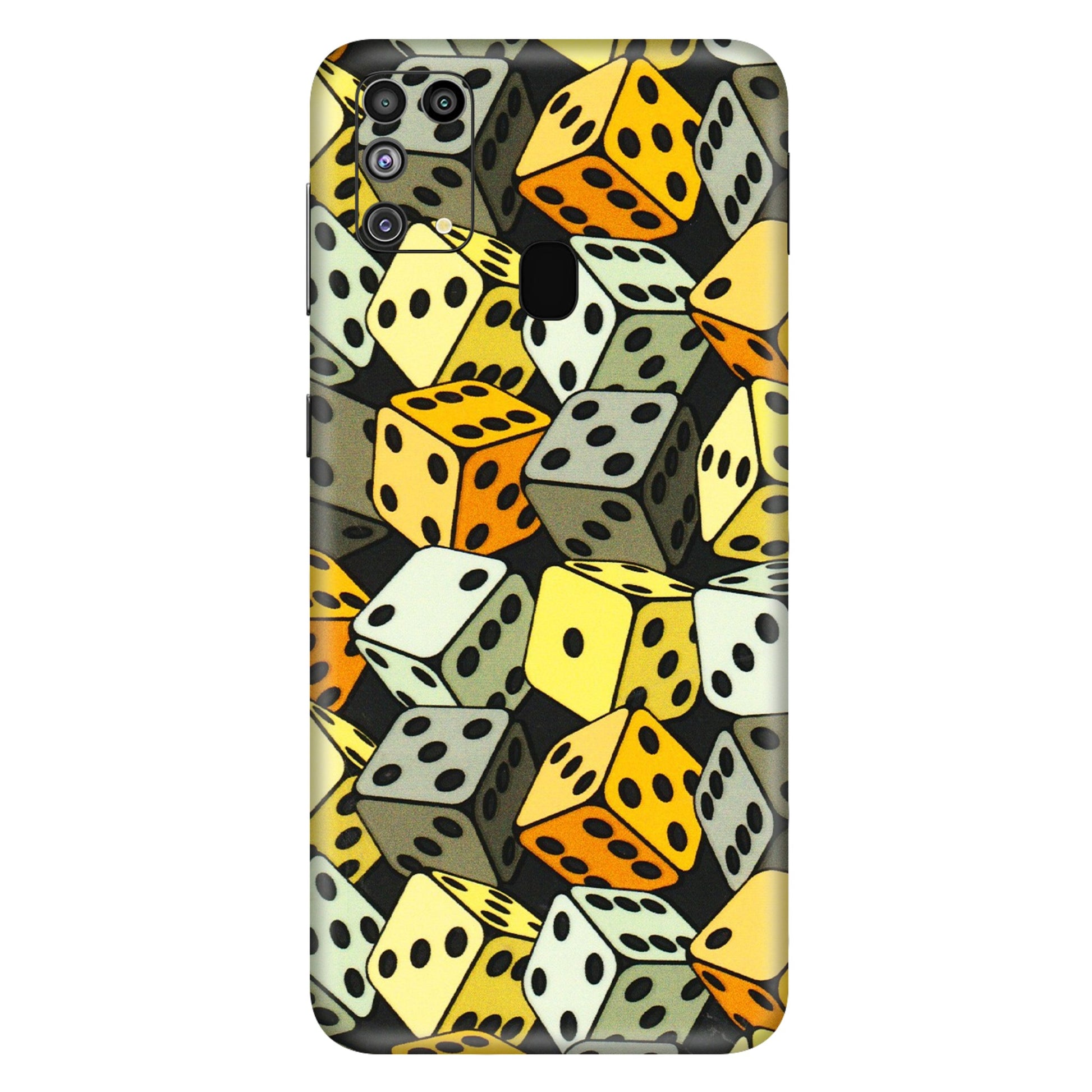 Samsung M/F/Note/Flip and C Phone Skins (All Models) - Dices Of Life - 3D Embossed Finish (L-04) Samsung Galaxy M31