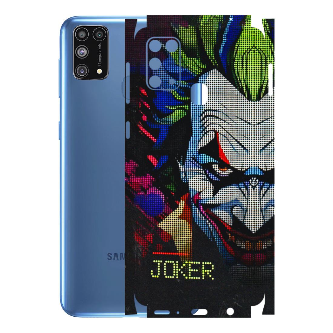 Samsung M/F/Note/Flip and C Phone Skins (All Models) - Joker Dot Matrix - 3D Embossed Finish (L-08) Samsung Galaxy M31