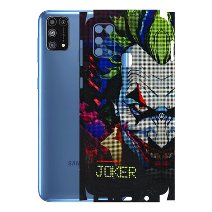 Samsung M/F/Note/Flip and C Phone Skins (All Models) - Joker Dot Matrix - 3D Embossed Finish (L-08) Samsung Galaxy M31