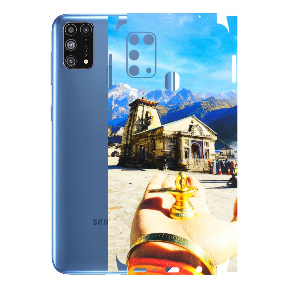 Samsung M/F/Note/Flip and C Phone Skins (All Models) - Beauty of Kedarnath - 3D Embossed Finish (L-108) Samsung Galaxy M31