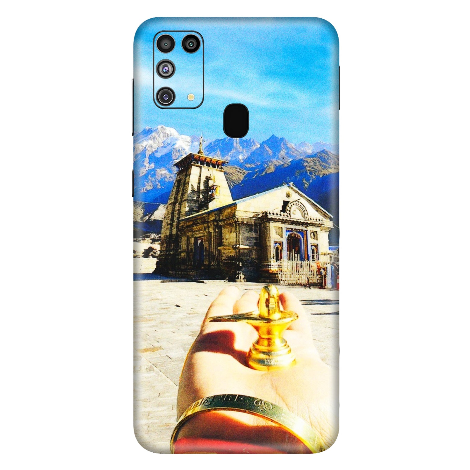 Samsung M/F/Note/Flip and C Phone Skins (All Models) - Beauty of Kedarnath - 3D Embossed Finish (L-108) Samsung Galaxy M31
