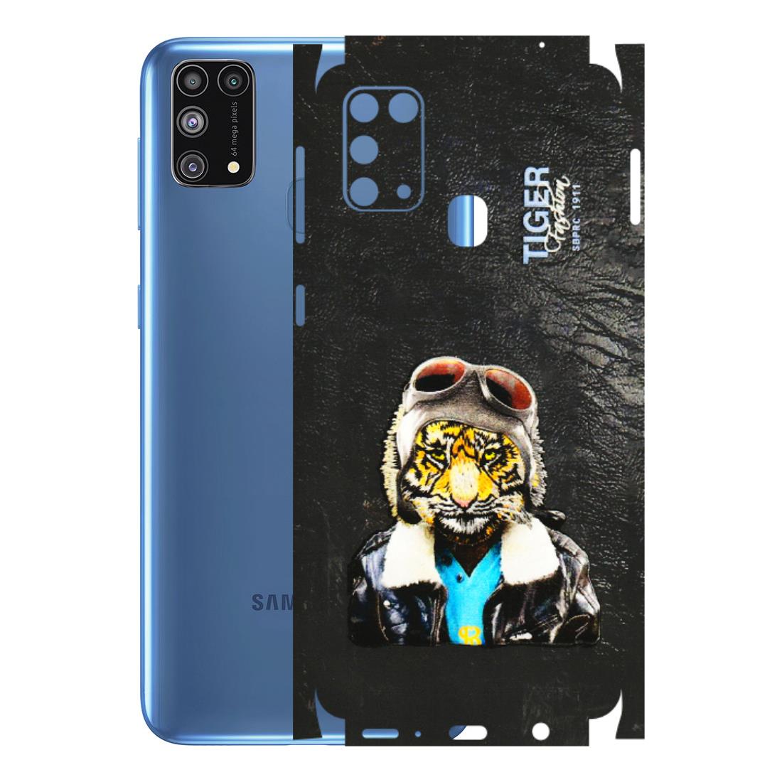 Samsung M/F/Note/Flip and C Phone Skins (All Models) - Rider Tiger - 3D Embossed Finish (L-113) Samsung Galaxy M31