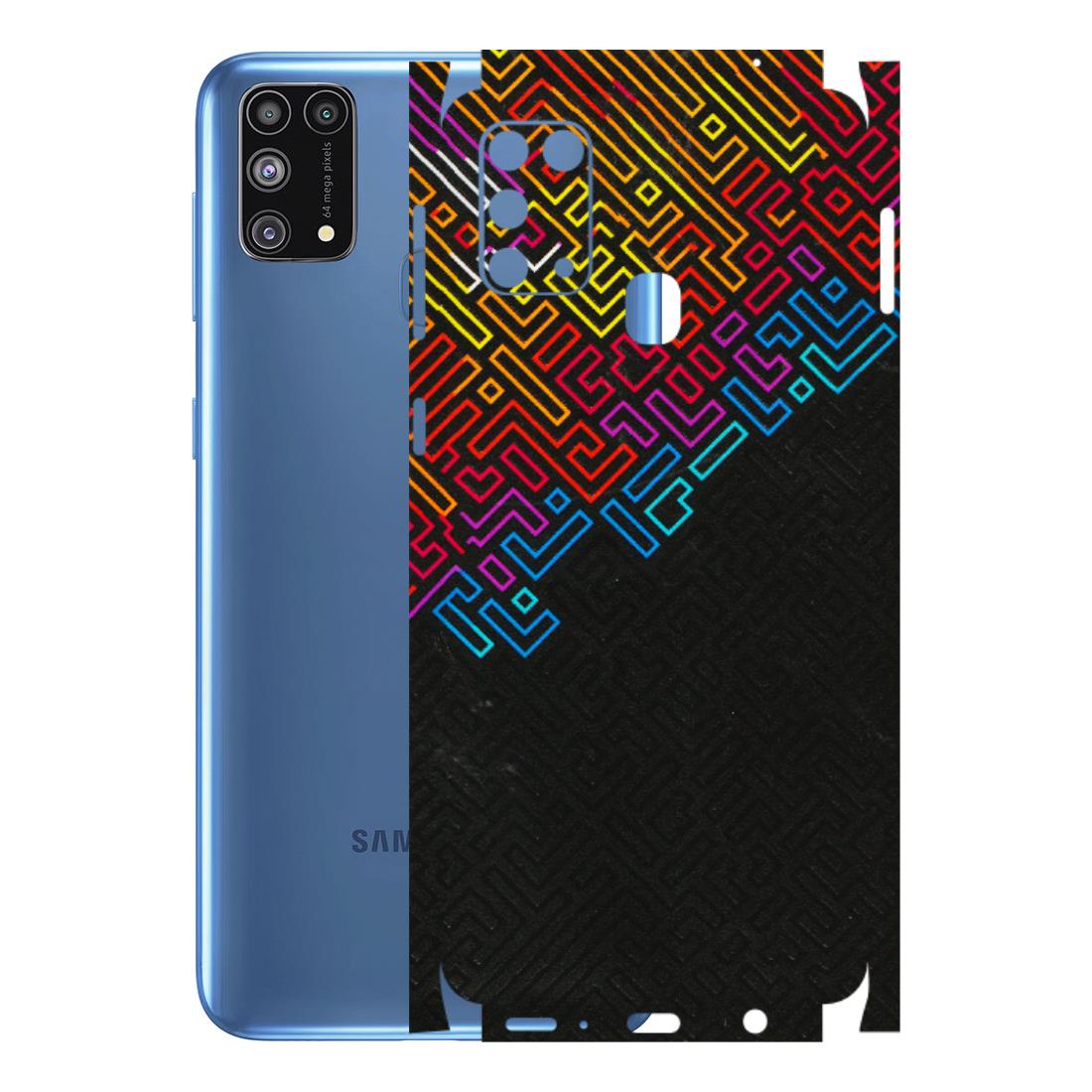 Samsung M/F/Note/Flip and C Phone Skins (All Models) - Dotme Pattern Art - 3D Embossed Finish (L-121) Samsung Galaxy M31