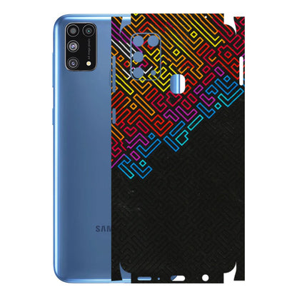 Samsung M/F/Note/Flip and C Phone Skins (All Models) - Dotme Pattern Art - 3D Embossed Finish (L-121) Samsung Galaxy M31