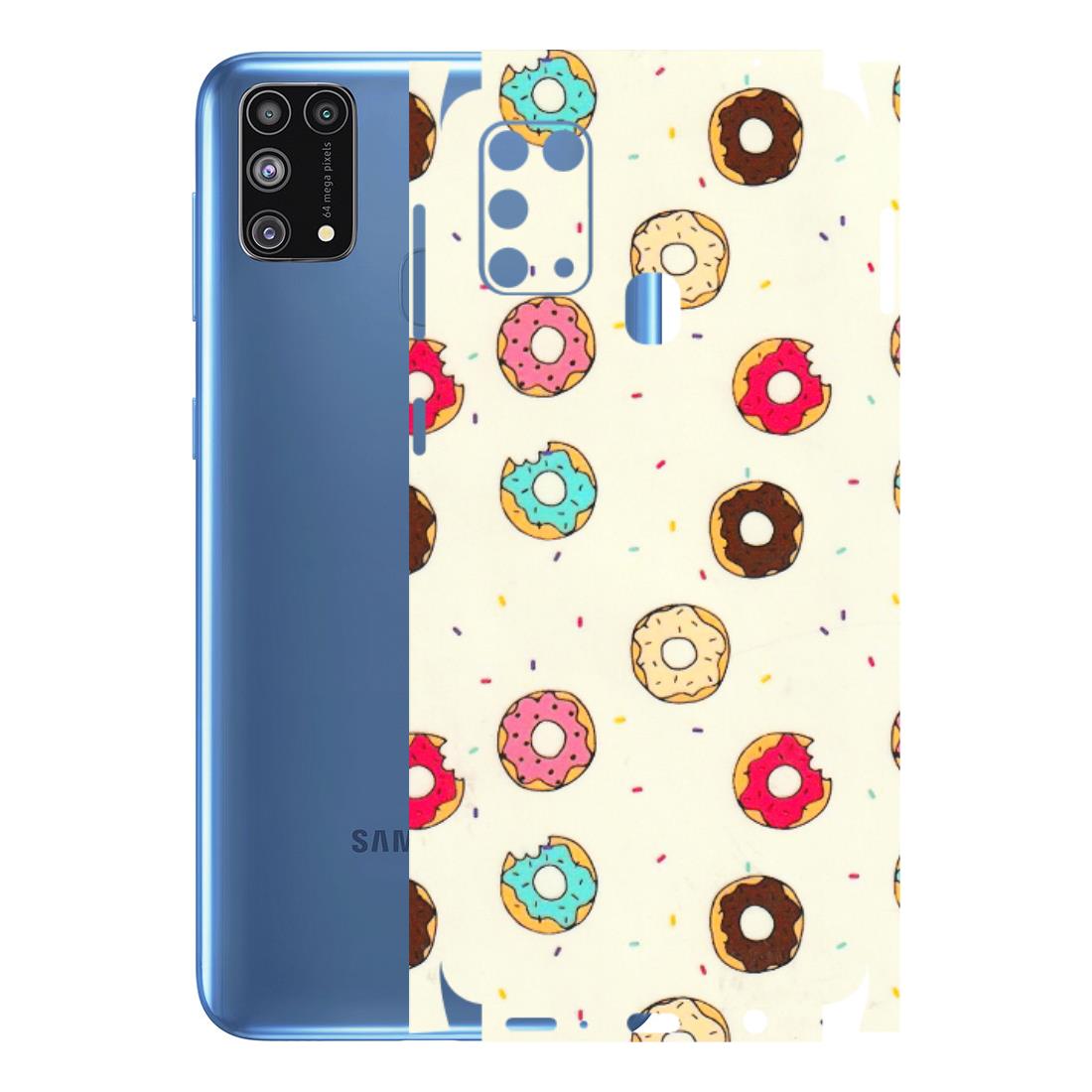 Samsung M/F/Note/Flip and C Phone Skins (All Models) - Mini Donuts Doodle Art - 3D Embossed Finish (L-122) Samsung Galaxy M31
