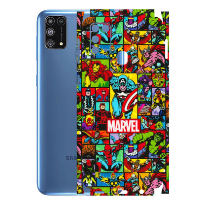 Samsung M/F/Note/Flip and C Phone Skins (All Models) - MARVELOUS Comic Characters - 3D Embossed Finish (L-129) Samsung Galaxy M31