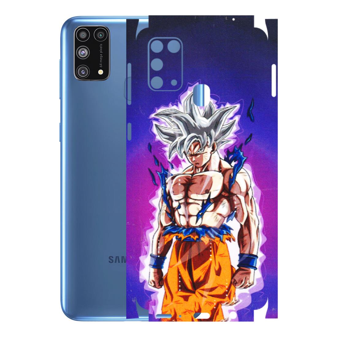 Samsung M/F/Note/Flip and C Phone Skins (All Models) - Goku Purple Anime - 3D Embossed Finish (L-147) Samsung Galaxy M31