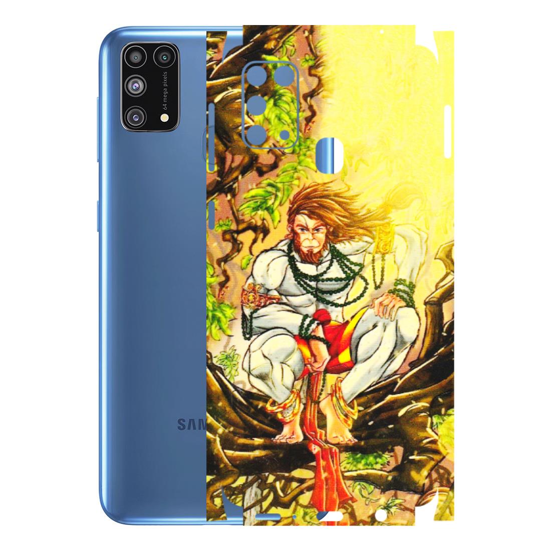 Samsung M/F/Note/Flip and C Phone Skins (All Models) - Lord Hanuman - 3D Embossed Finish (L-152) Samsung Galaxy M31