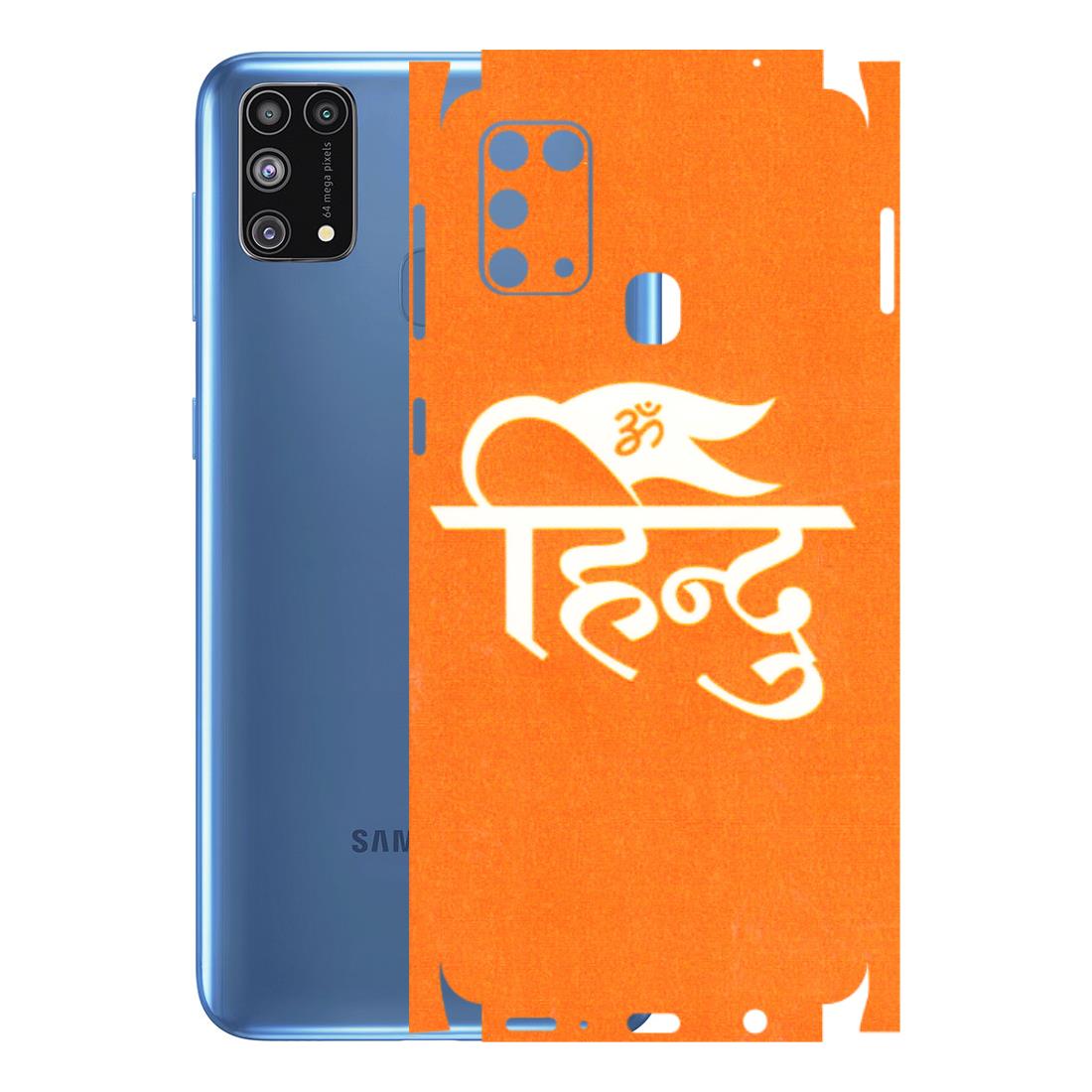 Samsung M/F/Note/Flip and C Phone Skins (All Models) - Hindu Kesari - 3D Embossed Finish (L-154) Samsung Galaxy M31