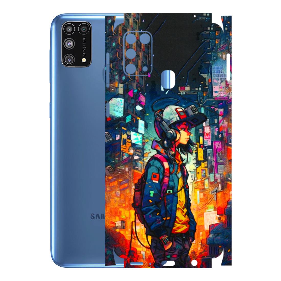 Samsung M/F/Note/Flip and C Phone Skins (All Models) - Street Anime Guy - 3D Embossed Finish (L-158) Samsung Galaxy M31