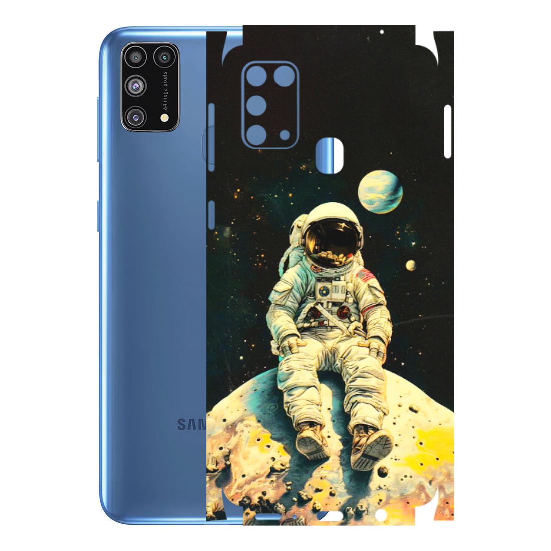 Samsung M/F/Note/Flip and C Phone Skins (All Models) - Astronaut in Space - 3D Embossed Finish (L-16) Samsung Galaxy M31