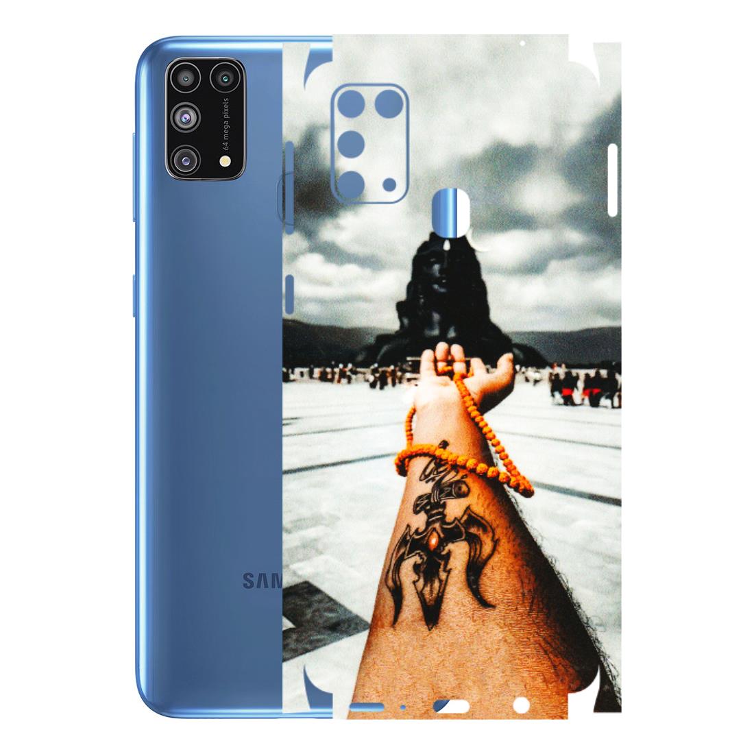 Samsung M/F/Note/Flip and C Phone Skins (All Models) - Jai Adiyogi Mahakaal - 3D Embossed Finish (L-164) Samsung Galaxy M31