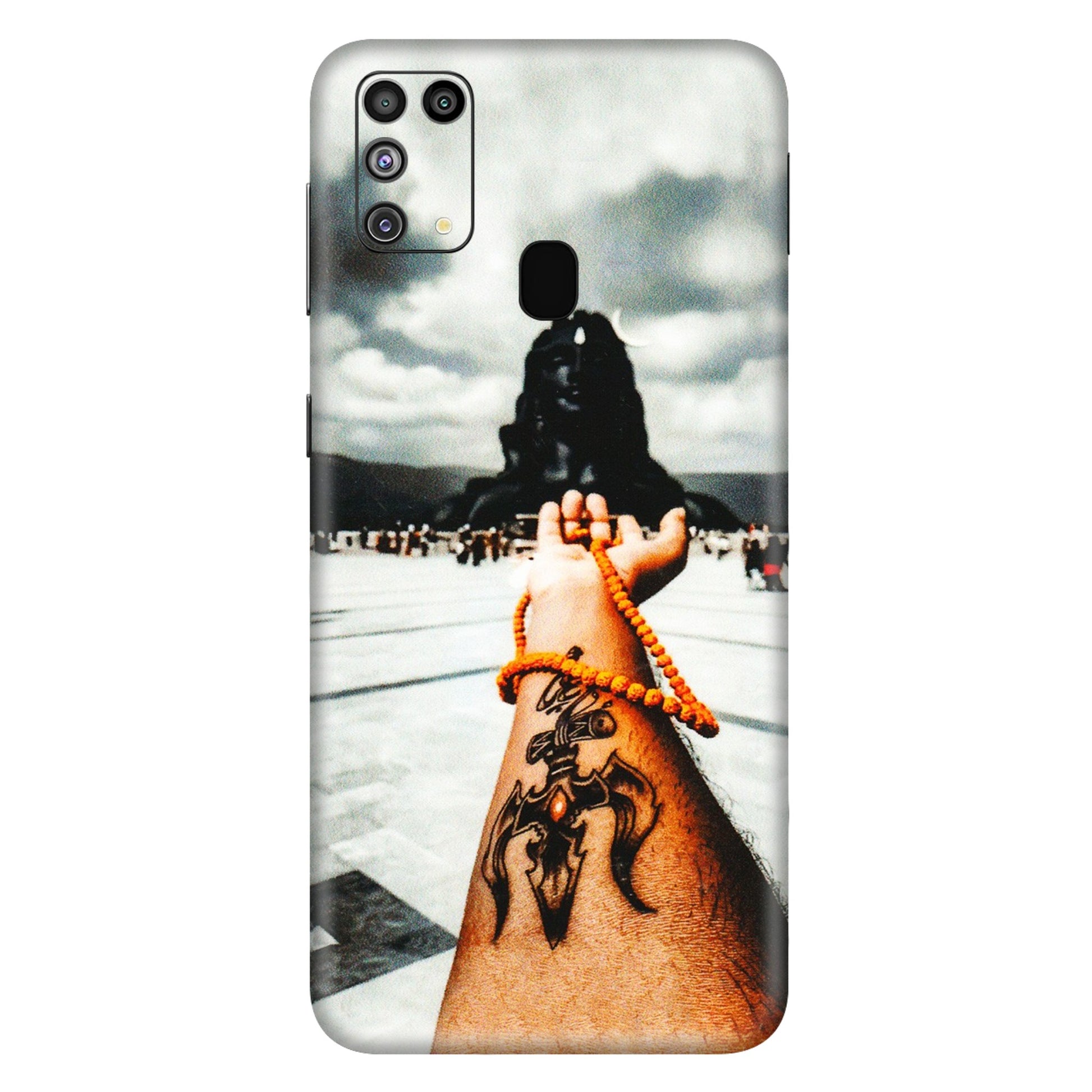 Samsung M/F/Note/Flip and C Phone Skins (All Models) - Jai Adiyogi Mahakaal - 3D Embossed Finish (L-164) Samsung Galaxy M31