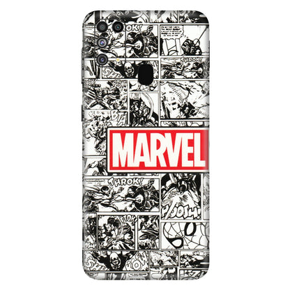 Samsung M/F/Note/Flip and C Phone Skins (All Models) - Marvel Comic - 3D Embossed Finish (L-171) Samsung Galaxy M31