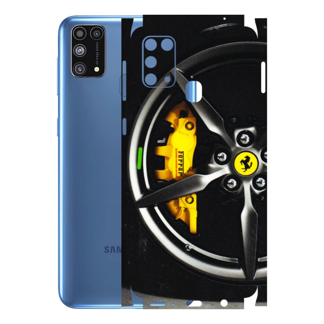 Samsung M/F/Note/Flip and C Phone Skins (All Models) - Ferrari Wheel Alloy - 3D Embossed Finish (L-173) Samsung Galaxy M31