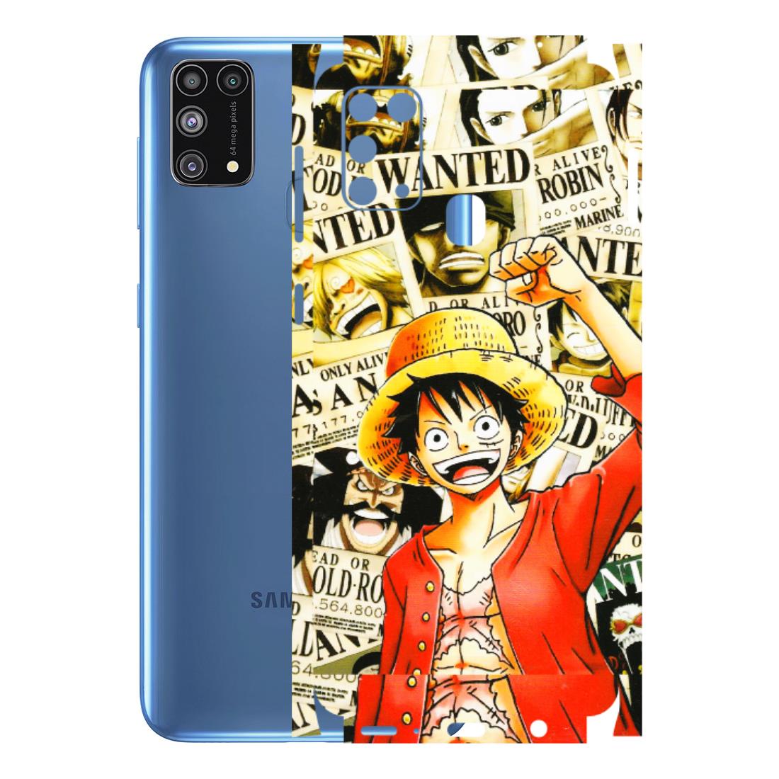 Samsung M/F/Note/Flip and C Phone Skins (All Models) - Luffy Anime - 3D Embossed Finish (L-177) Samsung Galaxy M31