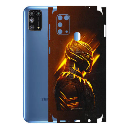 Samsung M/F/Note/Flip and C Phone Skins (All Models) - Gold Black Panther - 3D Embossed Finish (L-181) Samsung Galaxy M31