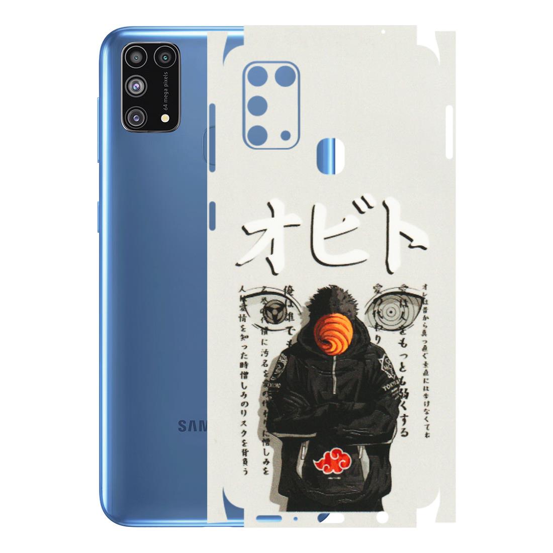 Samsung M/F/Note/Flip and C Phone Skins (All Models) - Obito Anime Eye - 3D Embossed Finish (L-19) Samsung Galaxy M31
