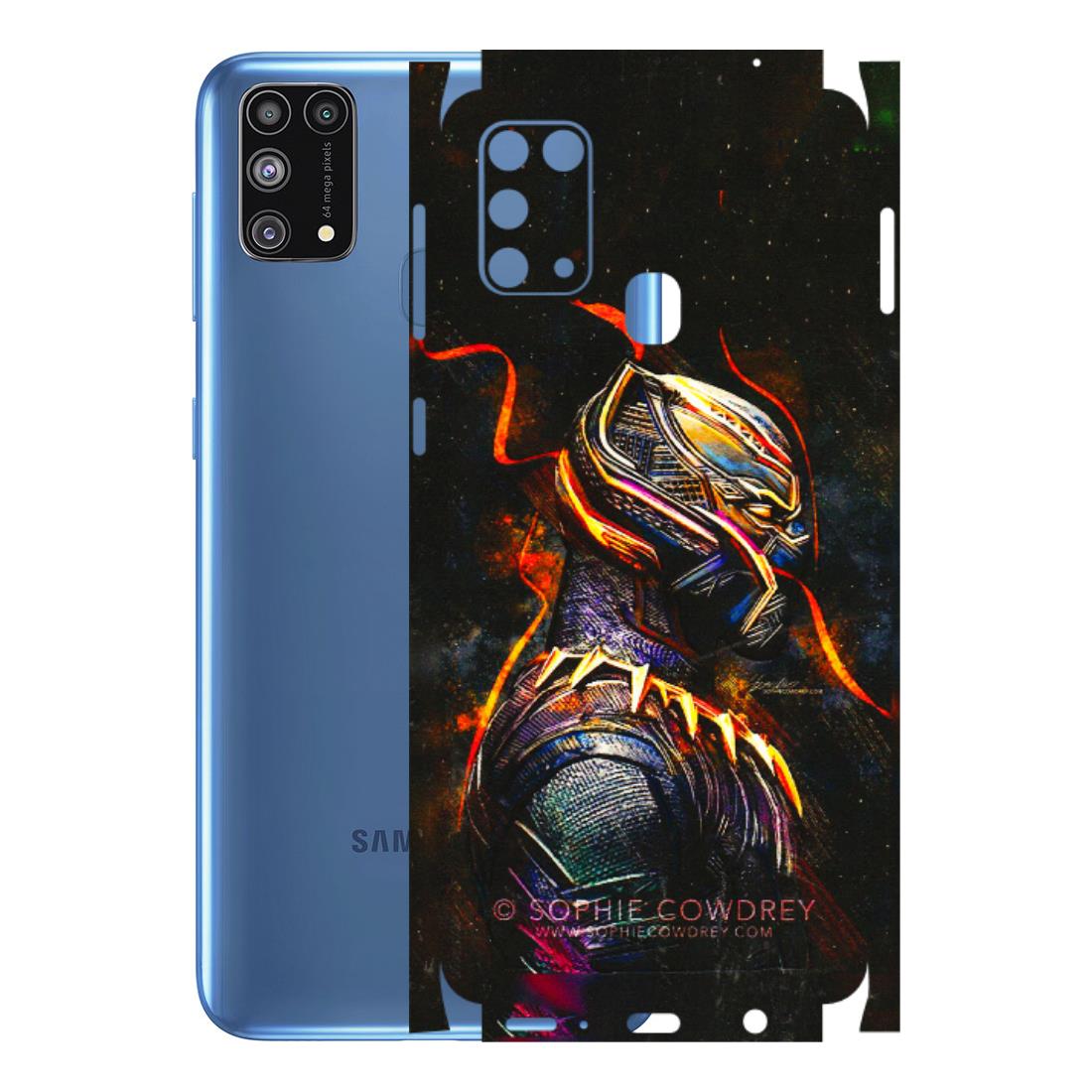 Samsung M/F/Note/Flip and C Phone Skins (All Models) - Black Panther - 3D Embossed Finish (L-190) Samsung Galaxy M31