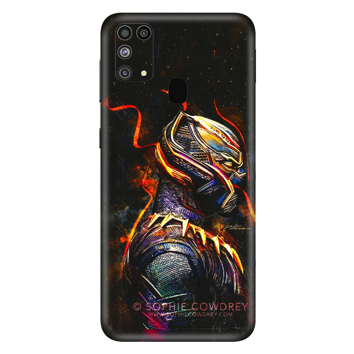 Samsung M/F/Note/Flip and C Phone Skins (All Models) - Black Panther - 3D Embossed Finish (L-190) Samsung Galaxy M31