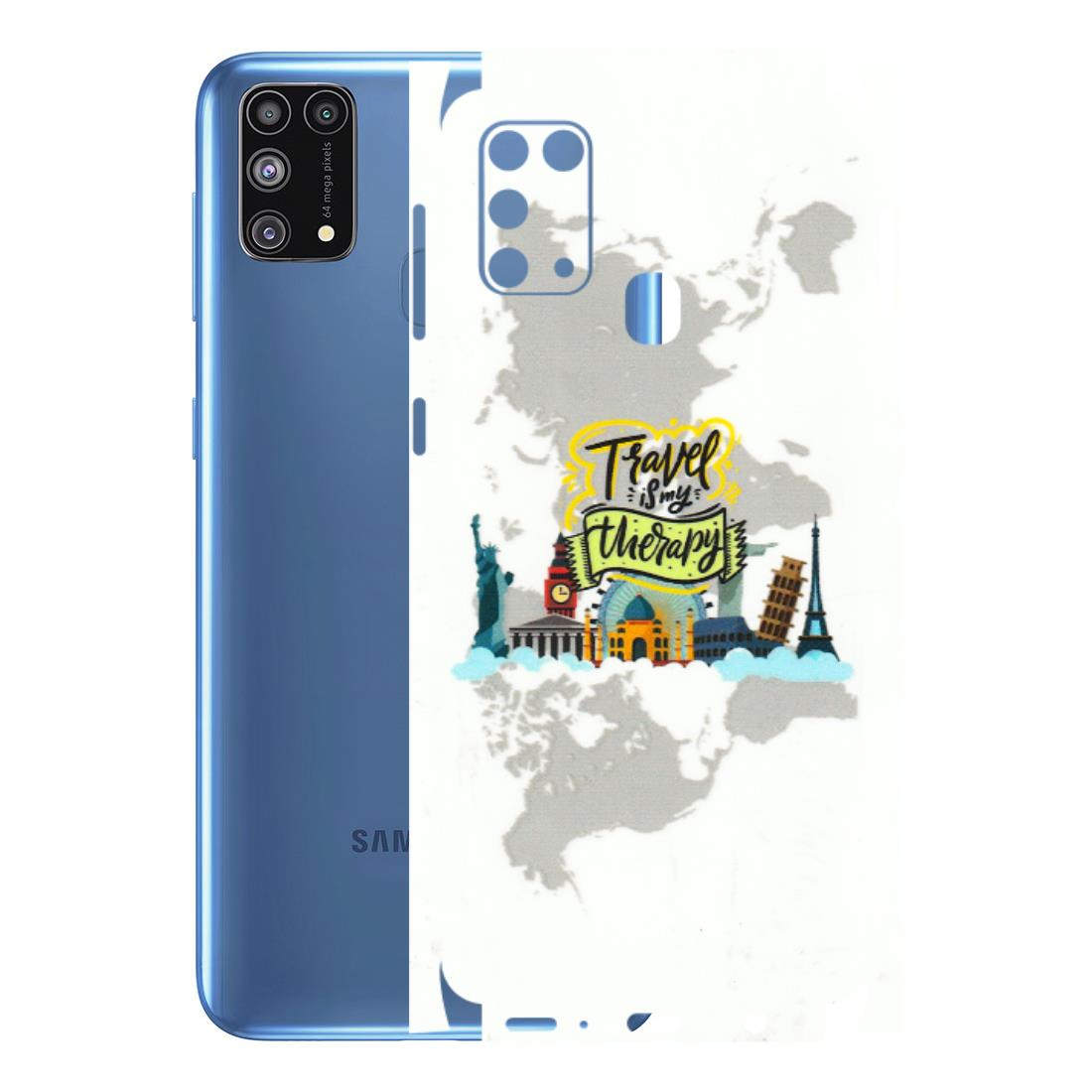 Samsung M/F/Note/Flip and C Phone Skins (All Models) - Travel Therapy - 3D Embossed Finish (L-199) Samsung Galaxy M31