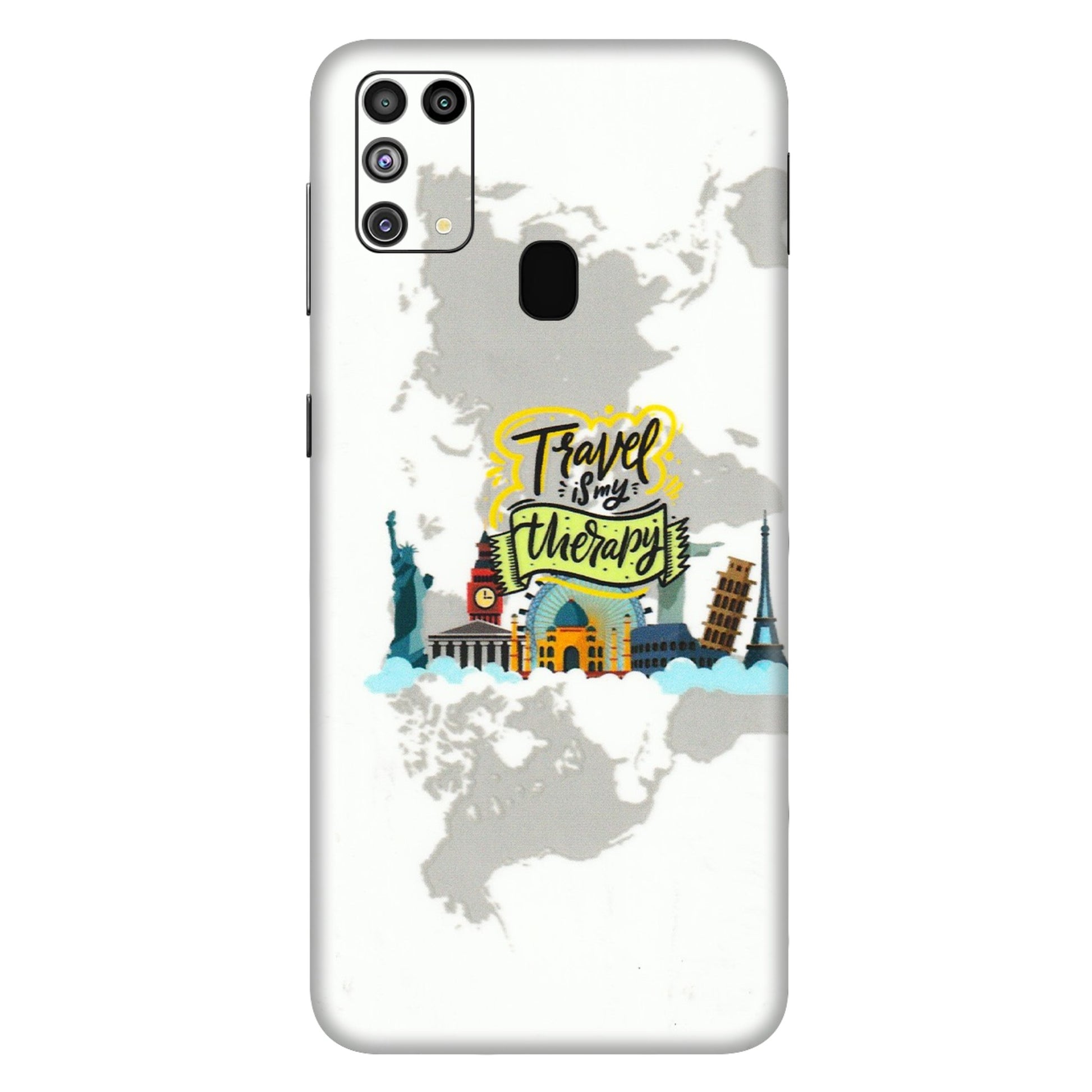 Samsung M/F/Note/Flip and C Phone Skins (All Models) - Travel Therapy - 3D Embossed Finish (L-199) Samsung Galaxy M31