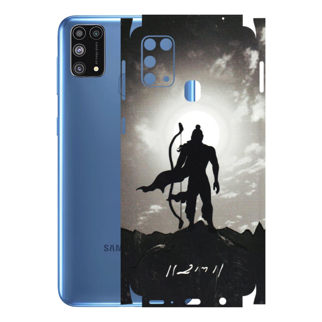 Samsung M/F/Note/Flip and C Phone Skins (All Models) - Jai Siya Ram - 3D Embossed Finish (L-200) Samsung Galaxy M31