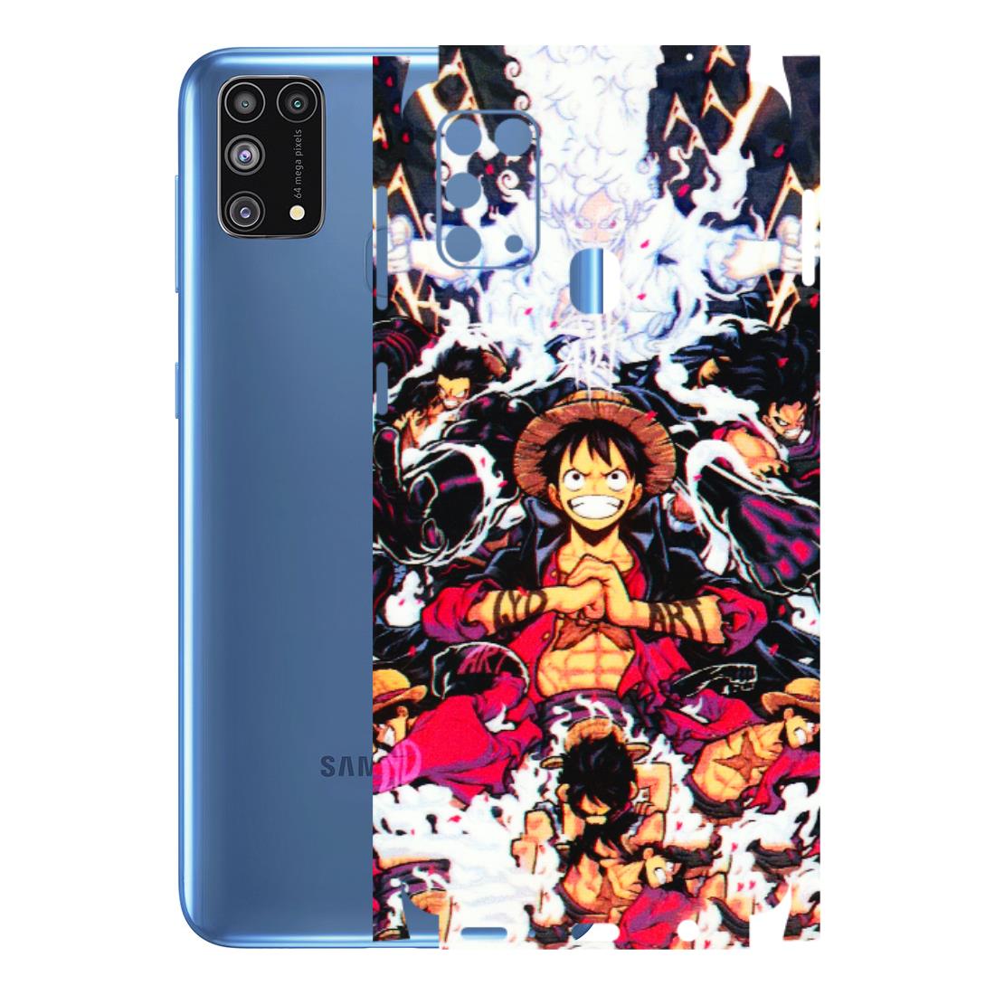 Samsung M/F/Note/Flip and C Phone Skins (All Models) - Luffy Anime Character - 3D Embossed Finish (L-203) Samsung Galaxy M31