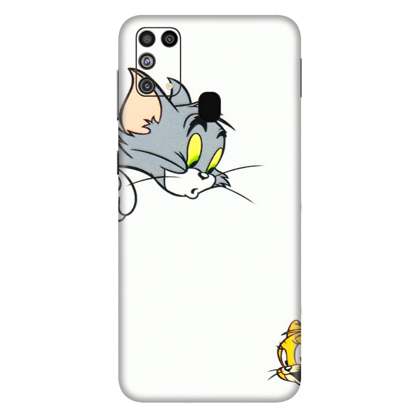 Samsung M/F/Note/Flip and C Phone Skins (All Models) - Cute Tom And Jerry - 3D Embossed Finish (L-220) Samsung Galaxy M31