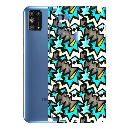 Samsung M/F/Note/Flip and C Phone Skins (All Models) - Funky Zig Zag - 3D Embossed Finish (L-223) Samsung Galaxy M31