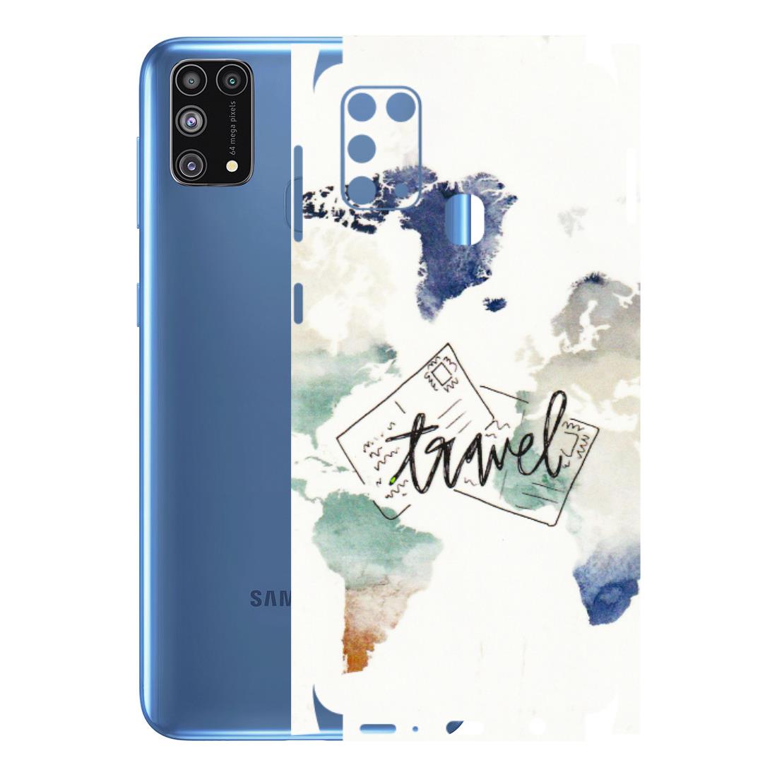 Samsung M/F/Note/Flip and C Phone Skins (All Models) - Travel The World - 3D Embossed Finish (L-232) Samsung Galaxy M31