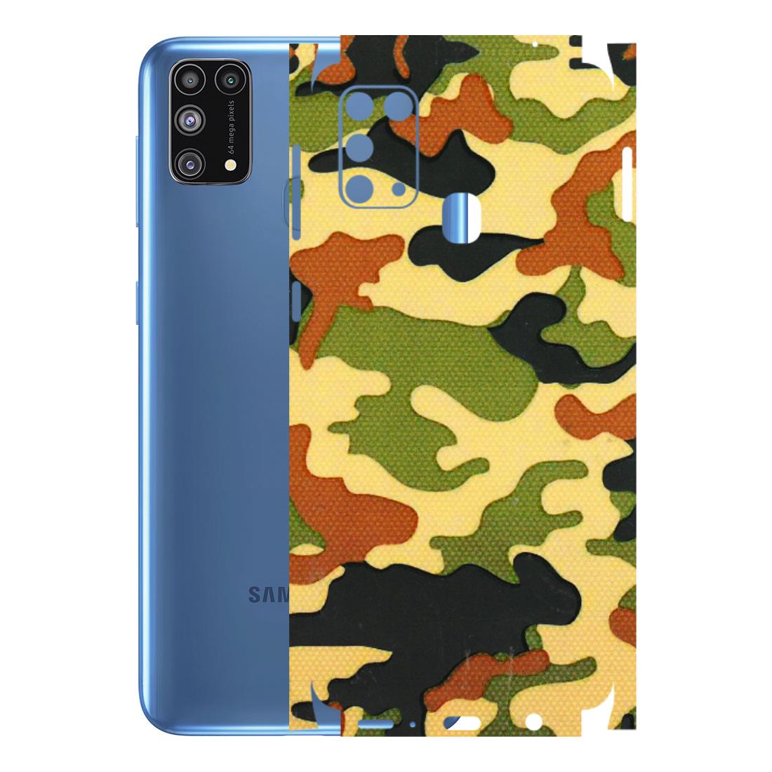 Samsung M/F/Note/Flip and C Phone Skins (All Models) - Indian Military - 3D Embossed Finish (L-234) Samsung Galaxy M31