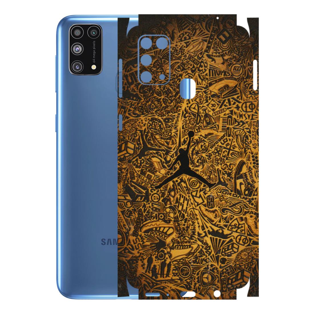 Samsung M/F/Note/Flip and C Phone Skins (All Models) - Premium Gold Basketball Player - 3D Embossed Finish (L-236) Samsung Galaxy M31