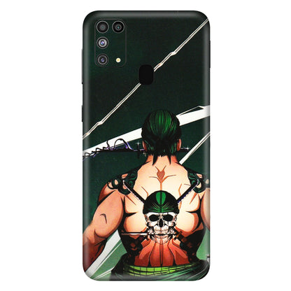 Samsung M/F/Note/Flip and C Phone Skins (All Models) - Zoro Anime - 3D Embossed Finish (L-23) Samsung Galaxy M31