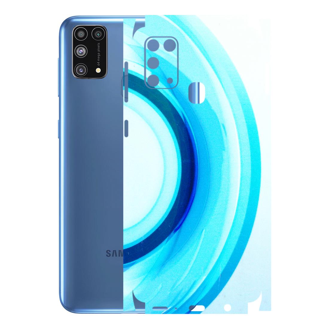 Samsung M/F/Note/Flip and C Phone Skins (All Models) - The Blue Curve - 3D Embossed Finish (L-244) Samsung Galaxy M31