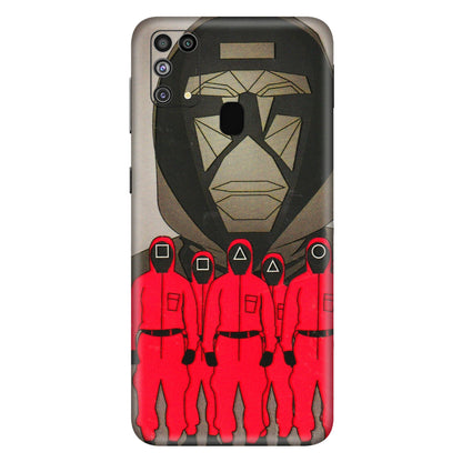 Samsung M/F/Note/Flip and C Phone Skins (All Models) - Squid Game Hero - 3D Embossed Finish (L-245) Samsung Galaxy M31