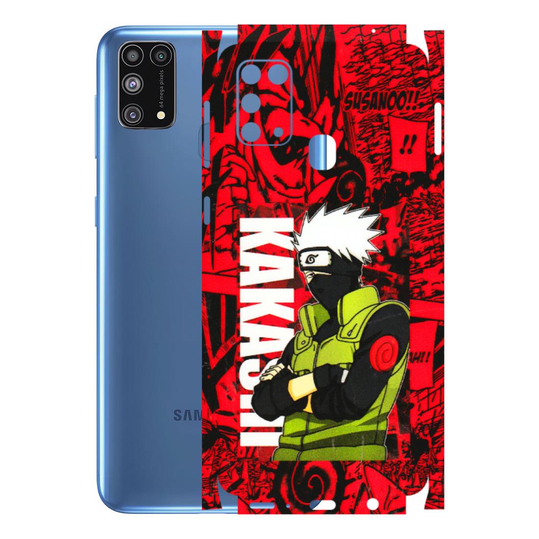 Samsung M/F/Note/Flip and C Phone Skins (All Models) - Kakashi Red Anime - 3D Embossed Finish (L-251) Samsung Galaxy M31