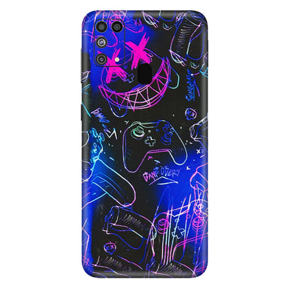 Samsung M/F/Note/Flip and C Phone Skins (All Models) - Gamers Paradise - 3D Embossed Finish (L-258) Samsung Galaxy M31